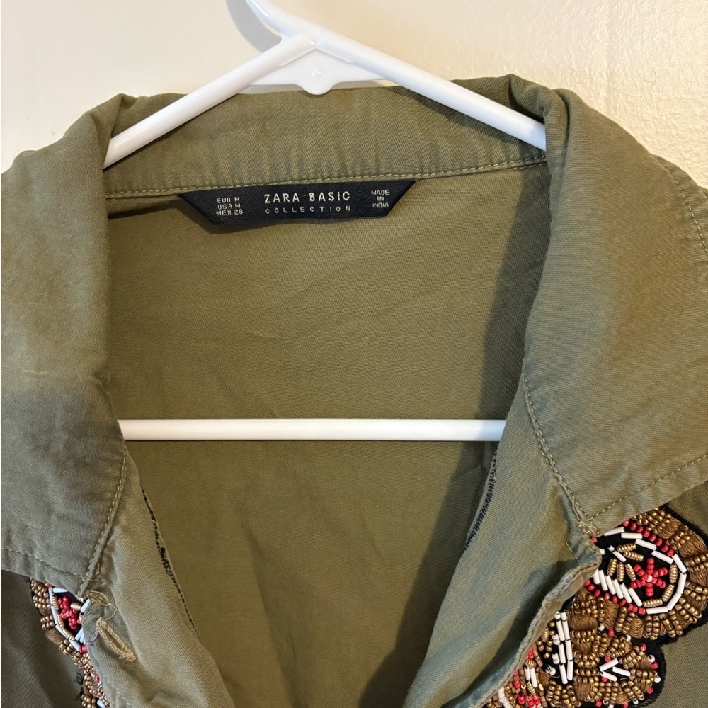 Zara Embroidered Women's Shirt - Picture 4 of 5